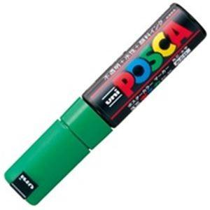 (業務用20セット)三菱鉛筆 ポスカ/ＰＯＰ用マーカー 〔太字/緑〕 水性インク PC-8K.6