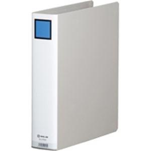 (業務用10セット) キングジム パイプ式ファイル/キングファイルG 〔A4/タテ型〕 とじ厚50mm 975GX グレー(灰)