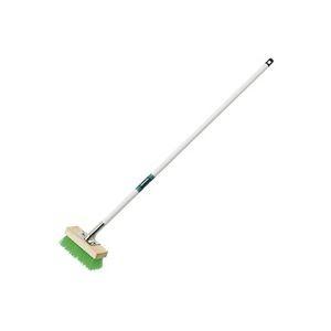 （まとめ）ジョインテックス 児童用清掃用品 デッキブラシS N114J-D 〔×6セット〕