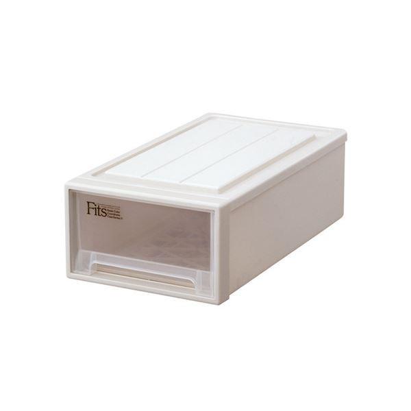（まとめ） 天馬 Fits フィッツケース クローゼット W300×D530×H180mm カプチーノ S-30CAP 1個 〔×2セット〕
