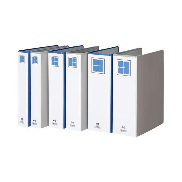 （まとめ） TANOSEE 両開きパイプ式ファイルE A4タテ 300枚収容 背幅56mm グレー 1セット（10冊） 〔×2セット〕 まとめ）TANOSEE 両開きパイプ式ファイルV A4タテ 60mmとじ 青 30冊