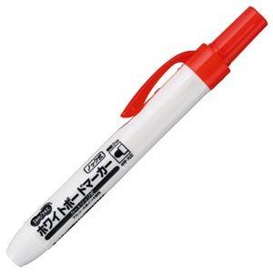 （まとめ） TANOSEE ノック式ホワイトボードマーカー カートリッジタイプ 中字丸芯 赤 1本 〔×40セット〕