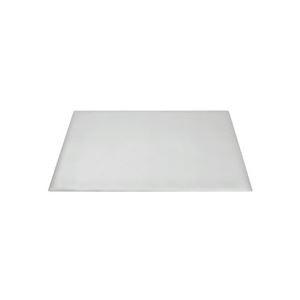 （まとめ） TANOSEE 斜めカットデスクマット ダブル（下敷付） 990×690mm 1枚 〔×2セット〕