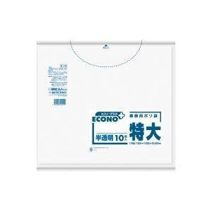 (業務用60セット) 日本サニパック エコノプラス業務用特大 300L10枚 E-10