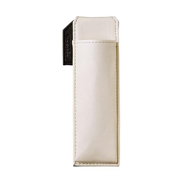 （まとめ） キングジム はさめるペンケース ペンサムスリムタイプ 白 2001シロ 1個 〔×5セット〕 まとめ) キングジム はさめるペンケース ペンサムスリムタイプ