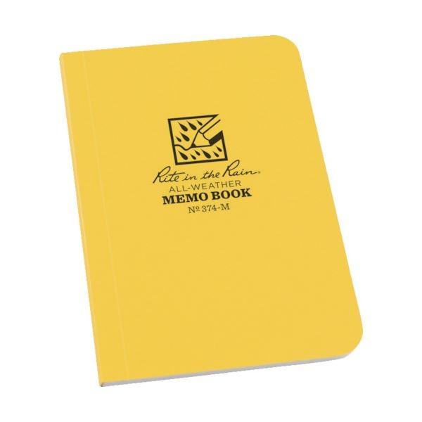 （まとめ） ライトインザレイン ソフトカバーブック横開きタイプ イエロー 374-M 1冊 〔×5セット〕