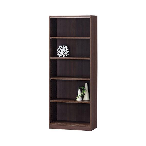 白井産業 木製棚タナリオ TNL-1559 ダークブラウン 〔約幅590×奥290×高1500mm〕