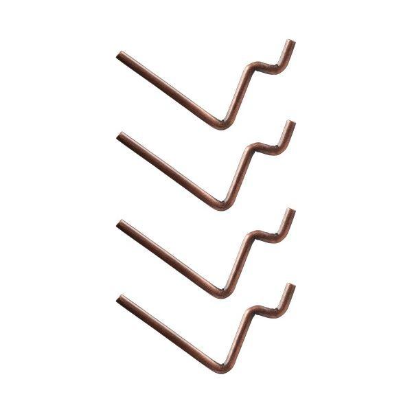 （まとめ）キングジム PEGGY L字フック PGP01チヤ（×50セット）