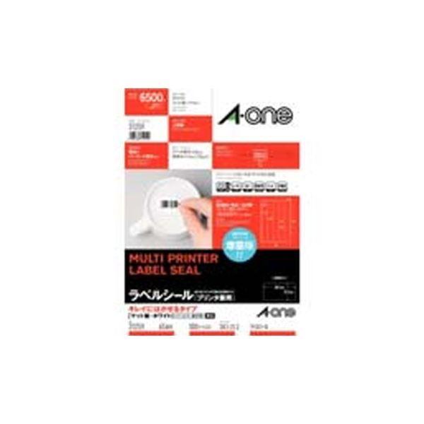 （まとめ）エーワン マルチラベル再剥離65面角丸100シート31259〔×5セット〕