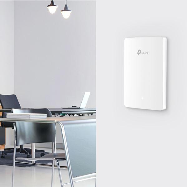 TP-LINK Omada AX1800 壁面埋め込み型 Wi-Fi 6アクセスポイント EAP615-Wall(EU) EAP615 Wall EU TP LINK Omada AX1800 壁面埋め込み型 Wi Fi 6アクセスポイント