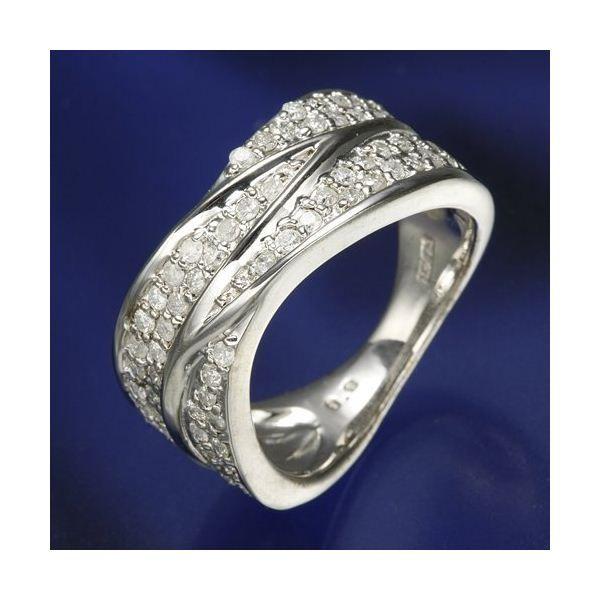 ★11時間以内発送★美品 0.6ctダイヤリング 指輪 ワイドパヴェリング 11号 【GM7777888479】(27365円)