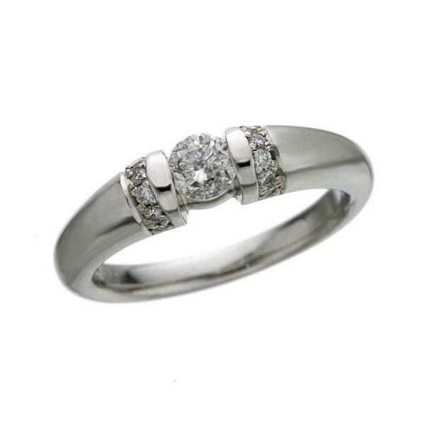 プラチナPt900 ／0.28ctダイヤリング 指輪 19号 レディースアクセサリー