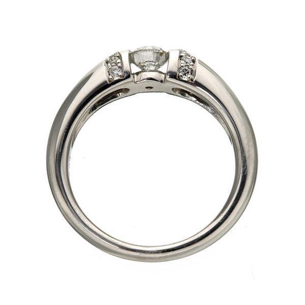 プラチナPt900 ／0.28ctダイヤリング 指輪 19号 レディースアクセサリー