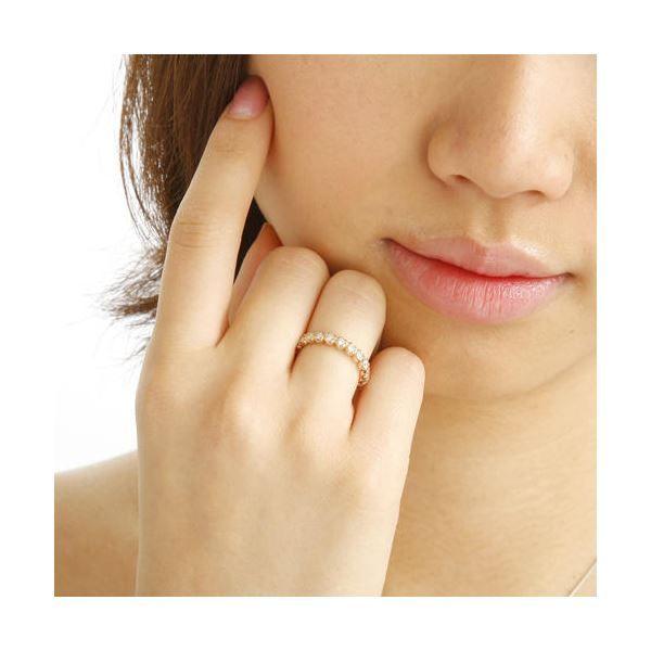 【値下げ⭕️】 K18PG ダイヤリング 指輪 1.0ct フルエタニティリング 17号 【DGJ1279591424】(45020円)