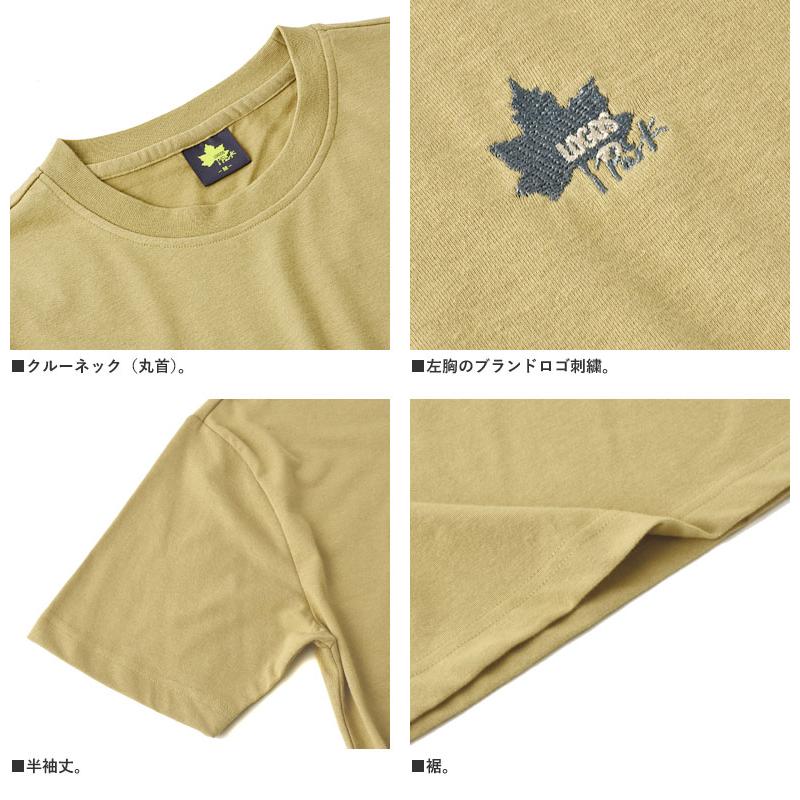 LOGOS ロゴス LOGOSPark リサイクル素材 Tシャツ メンズ 半袖