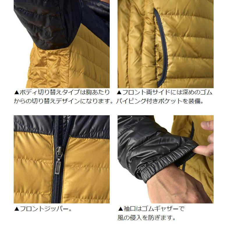 FLAG ON CREW ダウンジャケット メンズ 撥水 防風 透湿 デザイン