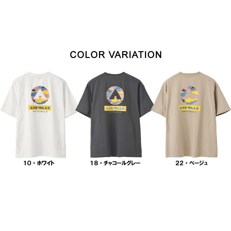 Tシャツ 半袖 メンズ クルーネック バックプリント AIRWALK エアウォーク 厚手 綿100％ ヘビーウェイト ロゴ 刺繍 リラックスフィット A3Q セール【パケ2】爆買 | AIRWALK | 09
