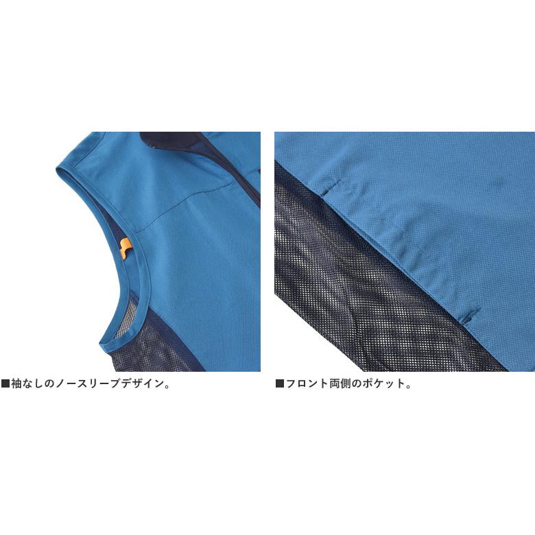 ベスト ジレ 速乾 メンズ ALBATROSS アルバトロス COOL 両サイド メッシュ スポーツ ポケット付き アウター A4K セール【パケ1】 爆買 | ALBATROSS | 08