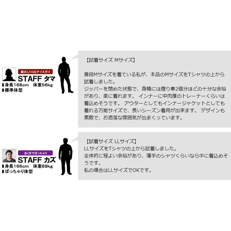 【定価19,800円】2024SS 機能素材 ノーカラーブルゾン XL 試着のみ size SHORTあり］パフィー ノーカラー ブルゾン 撥水 保温性