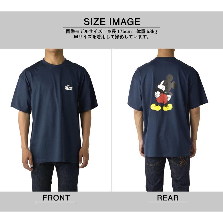 Disney（ディズニー） Tシャツ 半袖 メンズ ミッキーマウス ビッグ