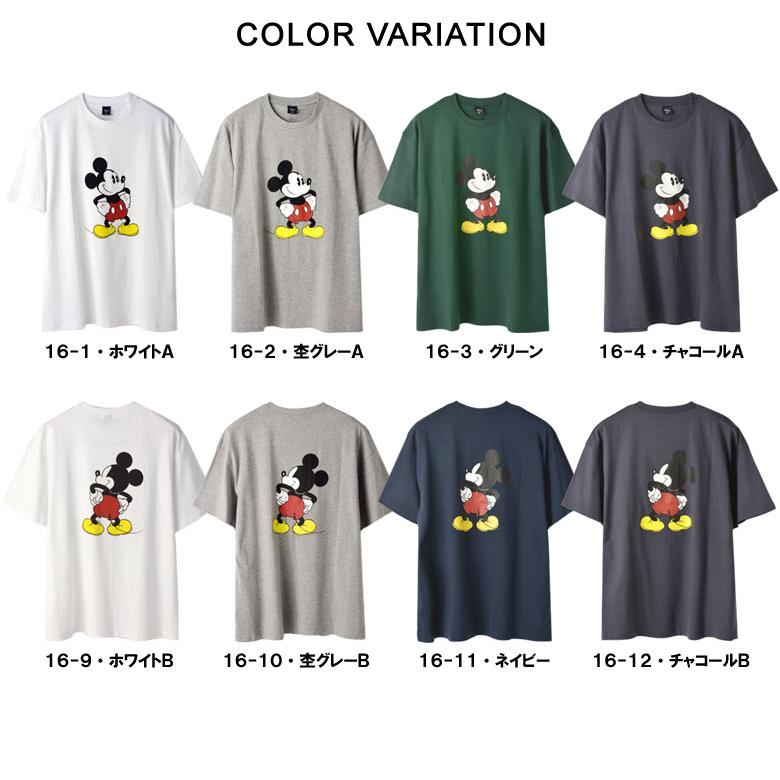 Disney（ディズニー） Tシャツ 半袖 メンズ ミッキーマウス ビッグ