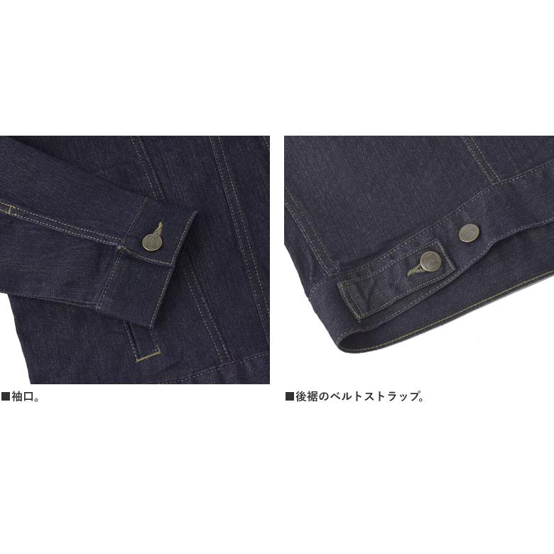 ジャケット デニム メンズ Gジャン ジージャン デニムジャケット Hanes ヘインズ ストレッチ アウター ブルゾン 綿 ワンウォッシュ 正規品 セール A8A 爆買 | Hanes | 07