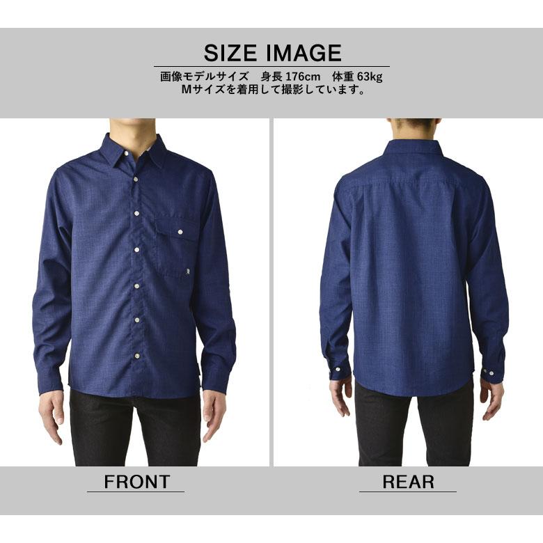 36135　アーノルドパーマー　メンズ　長袖シャツ　紺色　3 36135 アーノルドパーマー メンズ 長袖シャツ 紺色 3