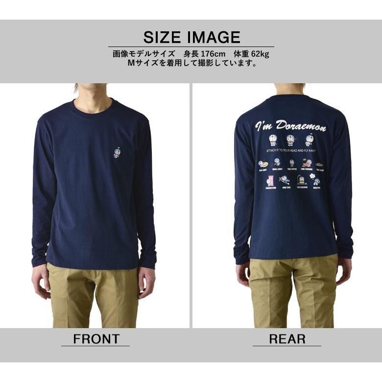 FLAG ON CREW ドラえもん ジャイアン ロンT メンズ 長袖Tシャツ ワン