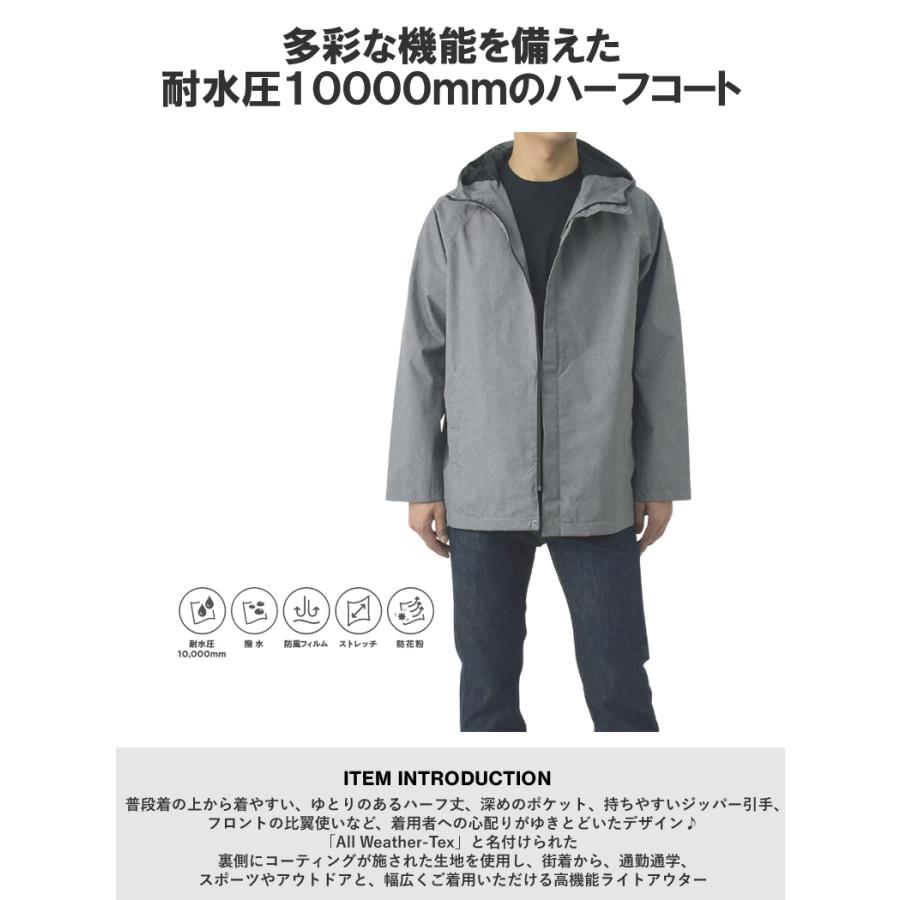 FLAG ON CREW パーカー メンズ ウインドブレーカー フルジップ 耐水圧
