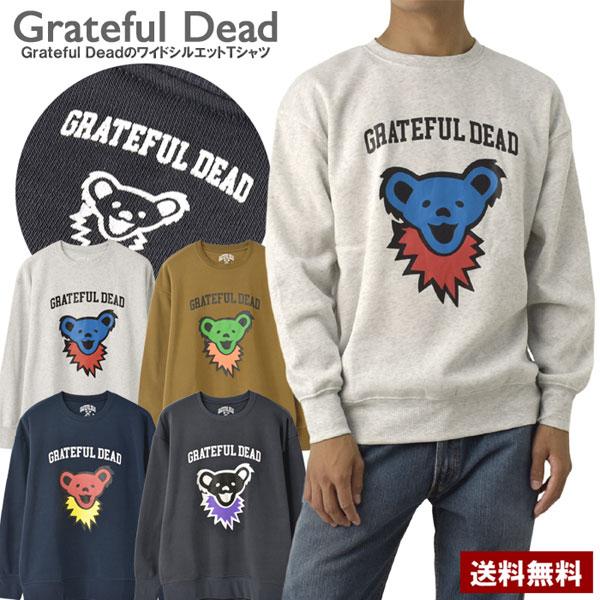 トレーナー スウェット 裏起毛 Grateful Dead グレイトフルデッド ダンシングベア デッドベア ワイドシルエット プリント ロック B2N セール【パケ1】【A】爆買 | FLAG ON CREW