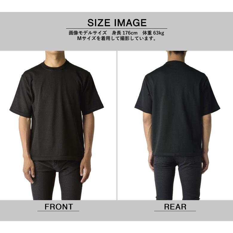 メンズ 麻タッチニット 半袖Tシャツ ピリング加工 サラサラ 肌ざわり 快適 通気性 涼しい B4E セール【パケ1】 爆買 | FLAG ON CREW | 08