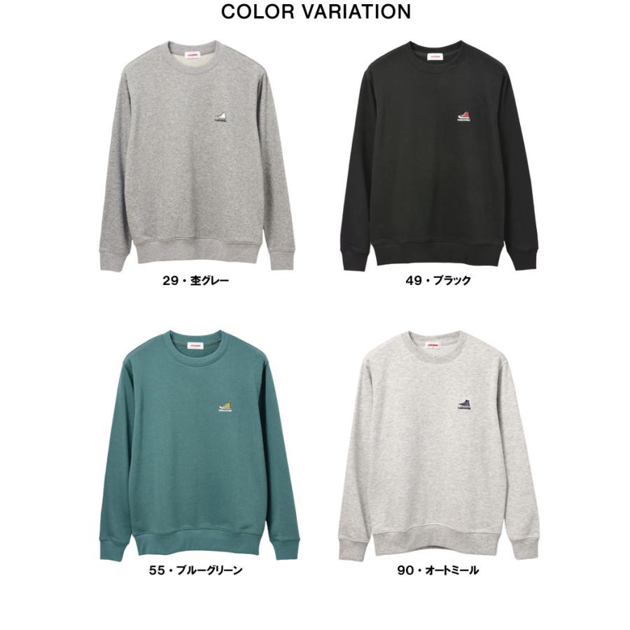 トレーナー 無地 メンズ CONVERSE コンバース ワンポイント スウェット 裏毛 クルーネック 綿素材 刺繍 カットソー トップス 正規品 B5B セール【パケ1】爆買 | CONVERSE | 12