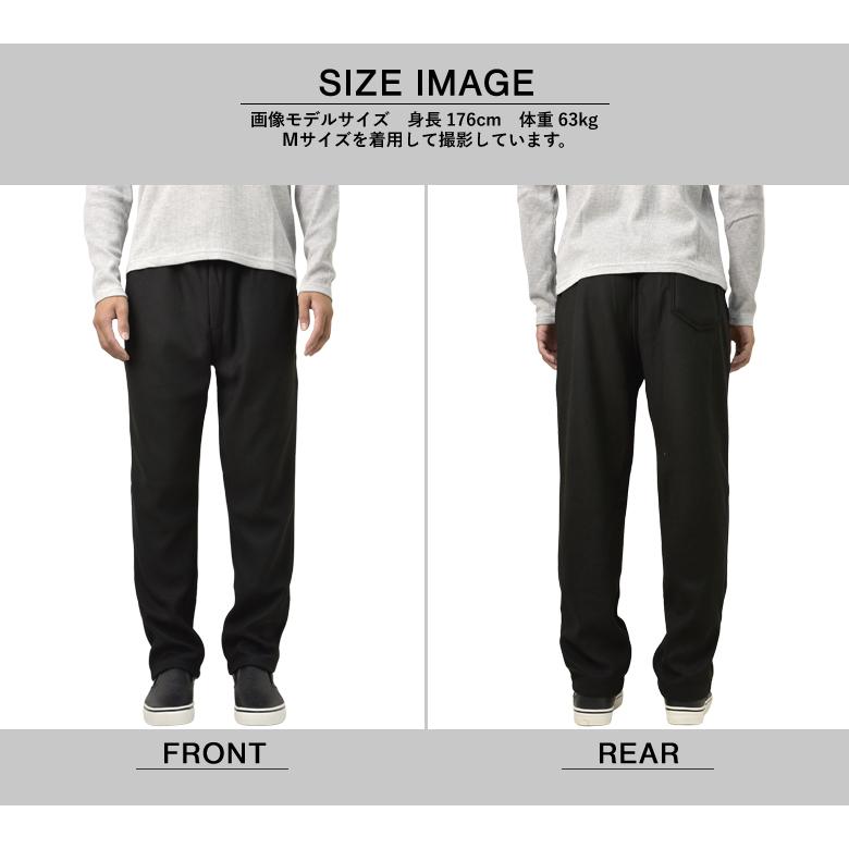 FLAG ON CREW パンツ メンズ 無地 イージーパンツ ストレート