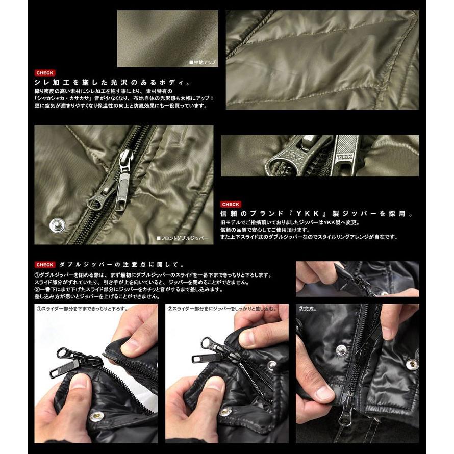 FLAG ON CREW ダウンジャケット メンズ リアルファー フード脱着