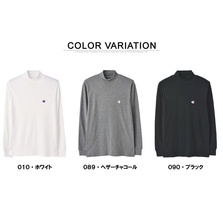 Champion チャンピオン 保温 タートルネック 裏起毛 カットソー メンズ ロンT 長袖 アンダーT 正規品 CM4HQ203 CM4HW201 B6Z【パケ1】｜flagon｜16