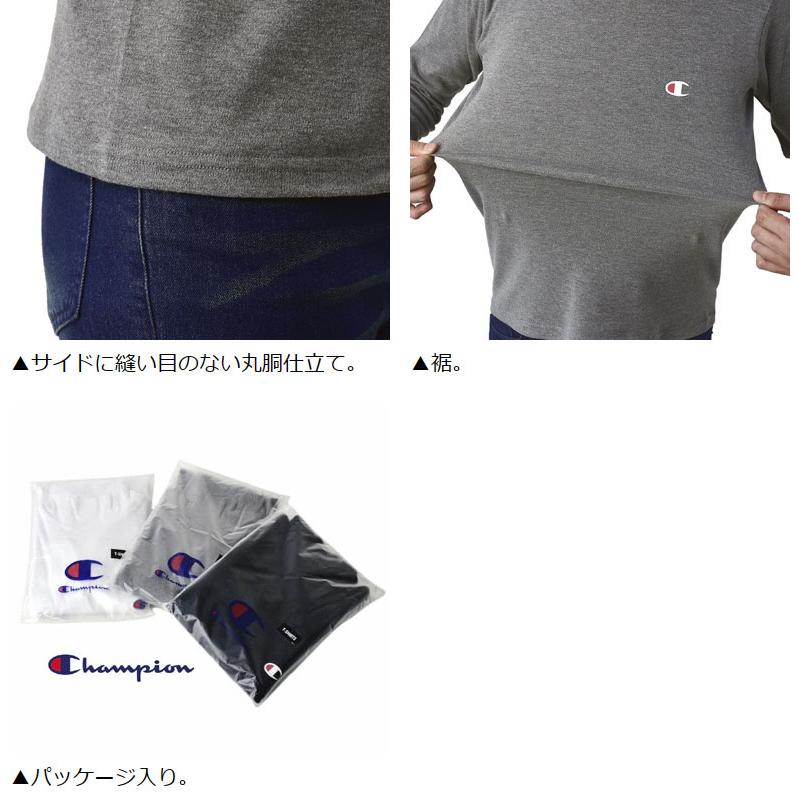 Champion チャンピオン 保温 タートルネック 裏起毛 カットソー メンズ ロンT 長袖 アンダーT 正規品 CM4HQ203 CM4HW201 B6Z【パケ1】｜flagon｜10