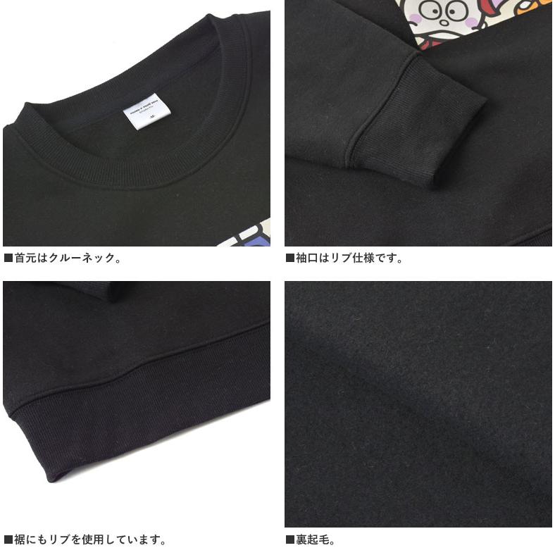 ドラえもん キテレツ大百科 パーマン キャラクター プリント メンズ 裏起毛 スウェット トレーナー 長袖 クルーネック トップス プリント B7C【パケ1】【A】 | FLAG ON CREW | 06