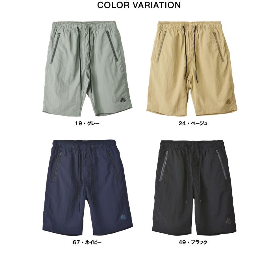 MARK＆LONA ナイロンパンツ ショートパンツ レインウェア 紺