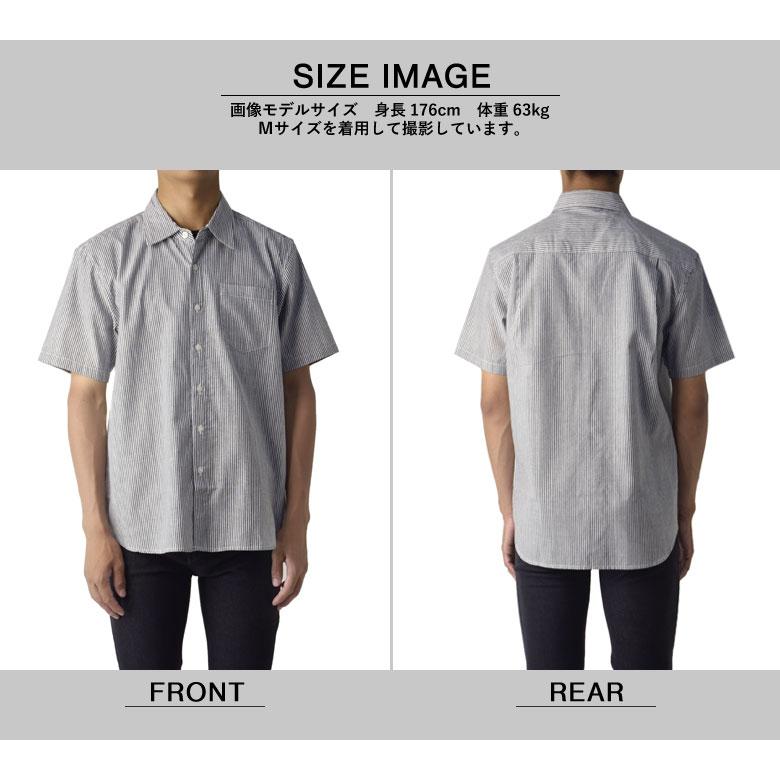 半袖 シャツ メンズ 綿 100％ 先染め ストライプ カジュアル 胸ポケット 胸ポケット付き コットン 春 夏 20代 30代 40代 50代 B8D セール【パケ2】 爆買 | ブランド登録なし | 08