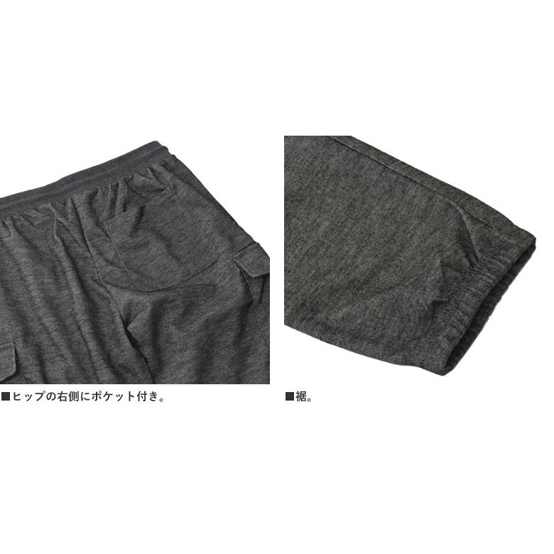 ジョガーパンツ イージーパンツ メンズ デニム調 カットデニム カーゴポケット ストレッチ ウエストゴム カーゴパンツ B8J セール【パケ1】 爆買 | FLAG ON CREW | 06