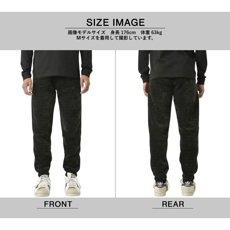 パンツ メンズ 無地 イージーパンツ 着る ホカロン ニット 裏ボア なめらか ふわふわ フリース あたたか 秋冬 B9I セール【パケ1】【A】爆買 | ホカロン | 09