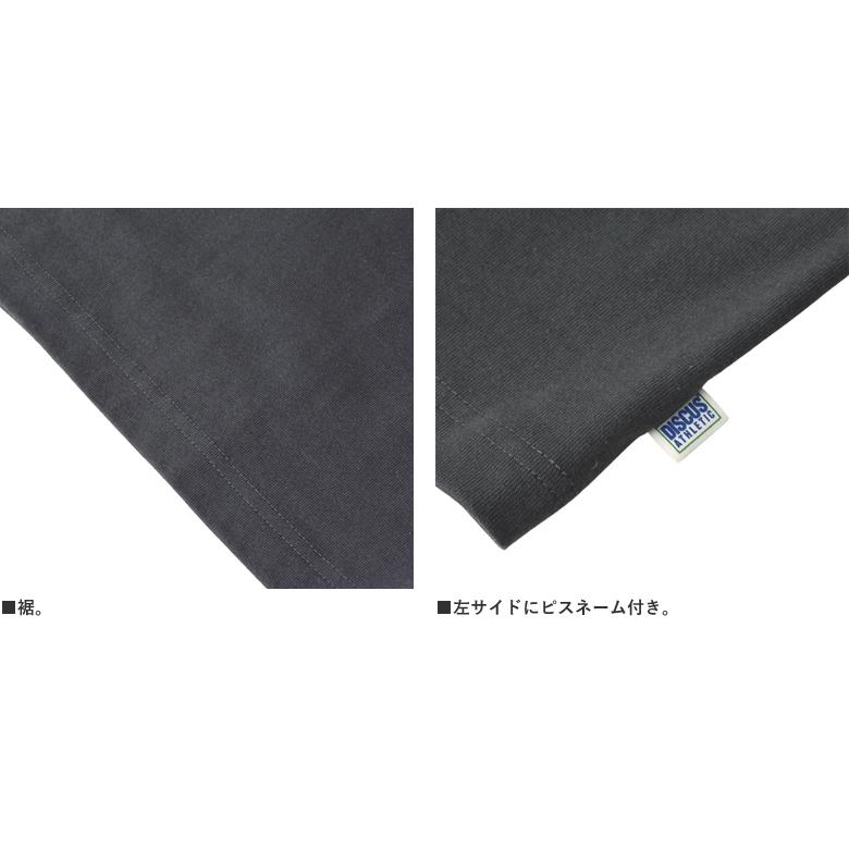 Tシャツ 無地 メンズ クルーネック 半袖 ディスカス DISCUS 刺繍 胸ポケット USAコットン 綿素材 カットソー トップス B9Y セール【パケ2】 爆買 | DISCUS ATHLETIC | 08