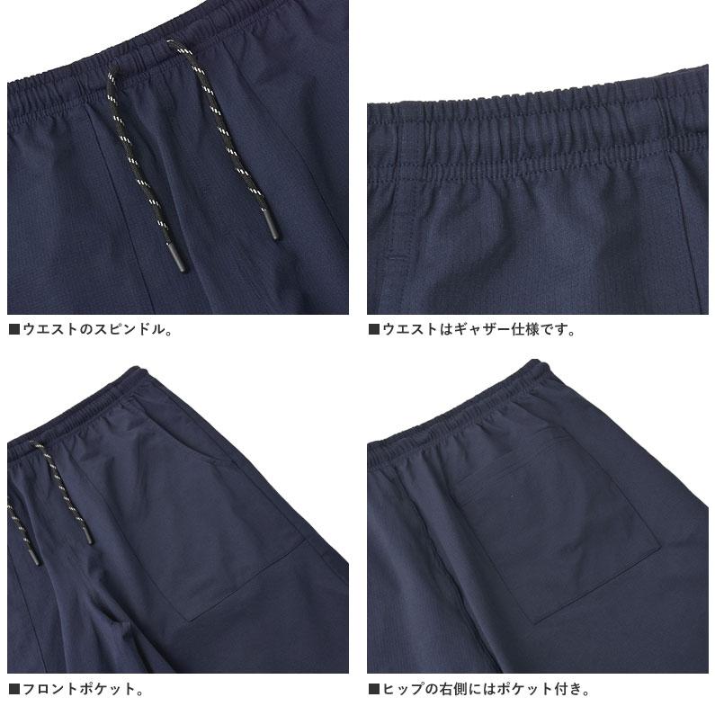 FLAG ON CREW ドットブロックメッシュ ショートパンツ メンズ 快適 高