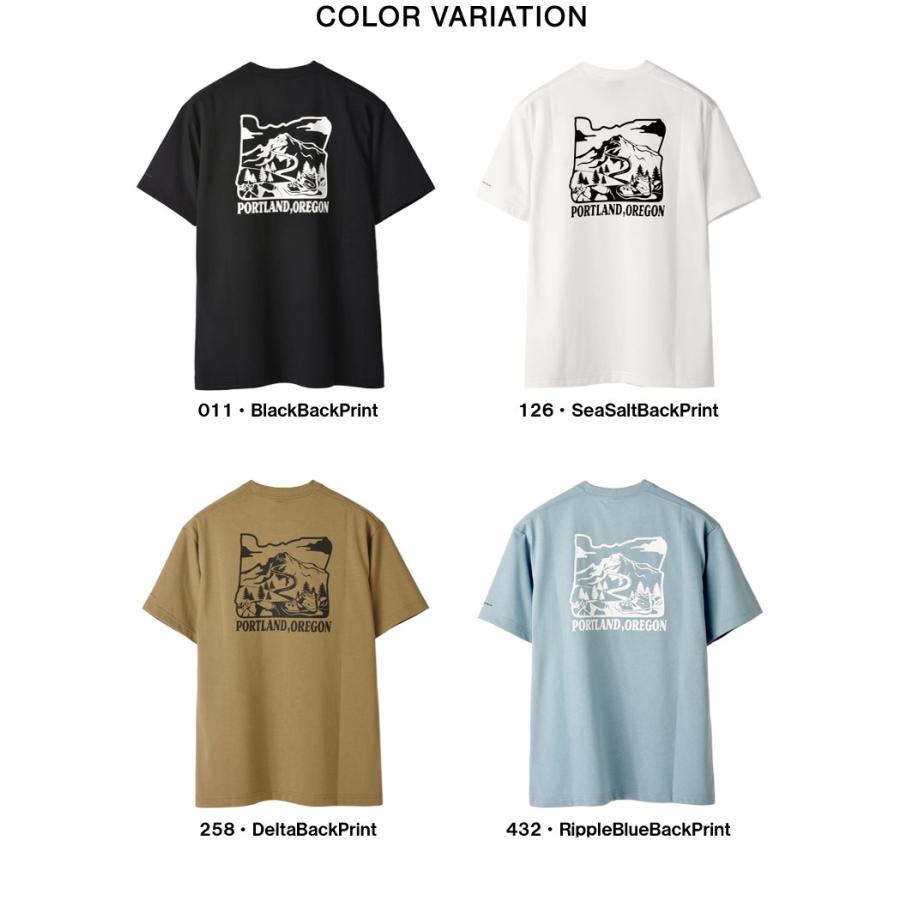 コロンビア Columbia メンズ 半袖 Tシャツ ヤハラフォレスト グラフィック ショートスリーブ Tシャツ バックプリント 吸汗速乾 PM0509 C2D セール【パケ1】 爆買 | Columbia | 11
