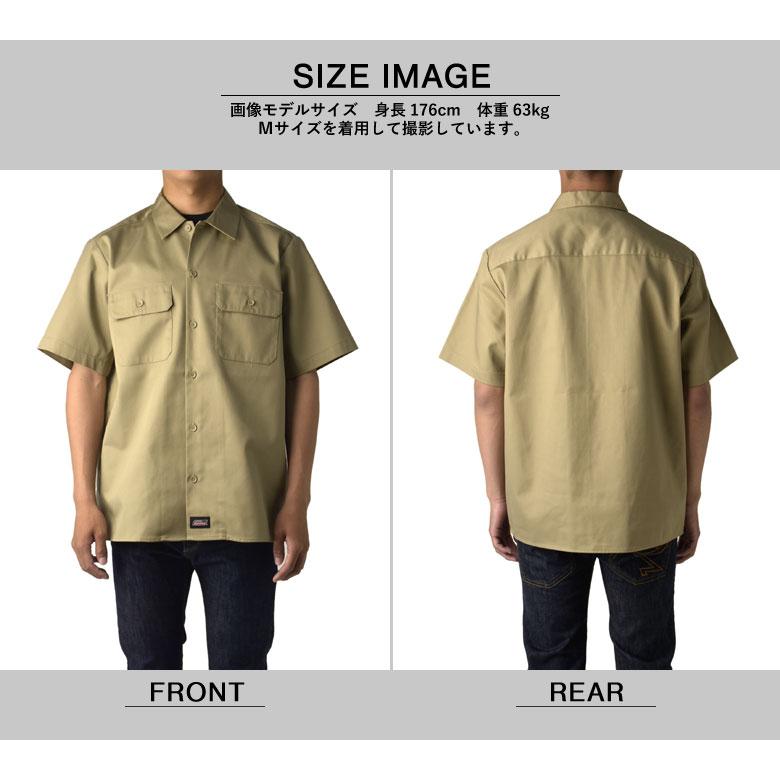 シャツ 半袖 ワークシャツ メンズ GENUINE Dickies ジェニュインディッキーズ 刺繍 アメカジ T/Cツイル 綿素材 C2Q セール【パケ1】 爆買 | Dickies | 07
