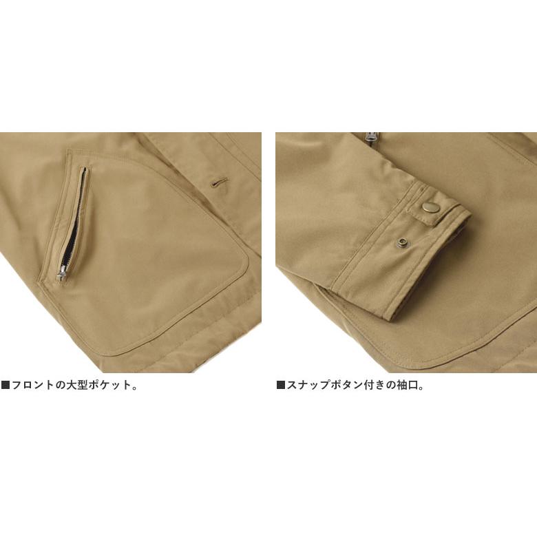 メンズ デッキジャケット N-1 中綿 ミリタリー ブルゾン 秋冬 ボア襟 裏地付き セール C4K 爆買 | FLAG ON CREW | 06