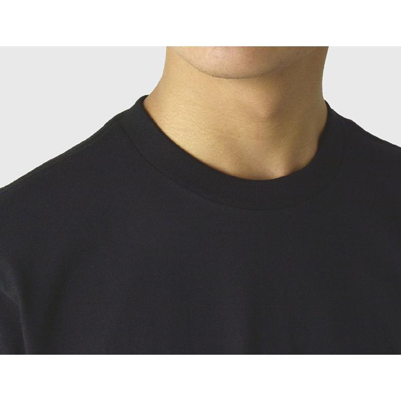 Tシャツ 長袖 クルーネック Hanes ヘインズ KURO ロングスリーブ THE BEST OF BLACK-T 7オンス コットン100％ 黒T クロ HM4-C201 D1E セール【パケ1】爆買 | Hanes | 05