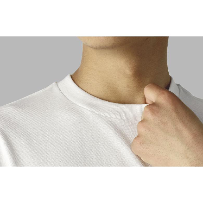 Hanes（ヘインズ） Tシャツ 無地 長袖 白 白T 7オンス SHIRO クルー