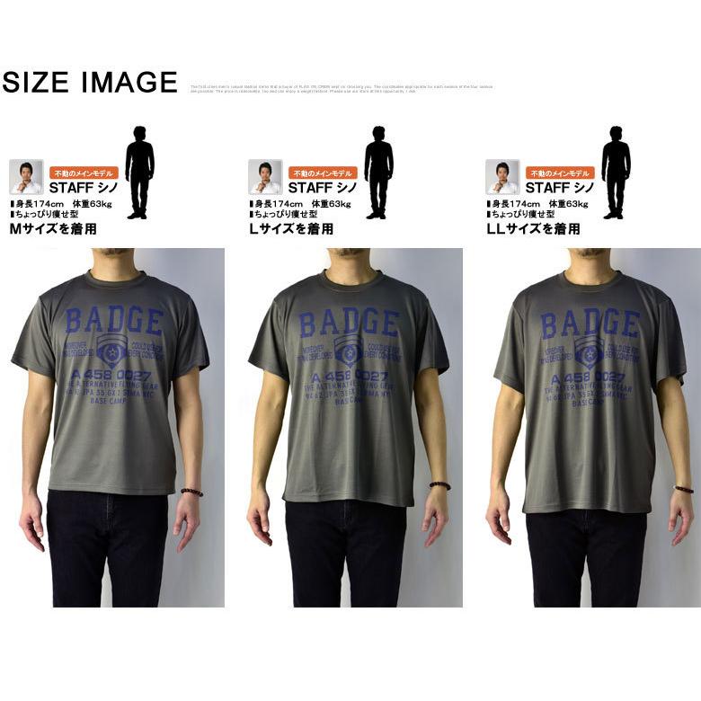 FLAG ON CREW Tシャツ メンズ トップス半袖 吸汗速乾 ドライ機能