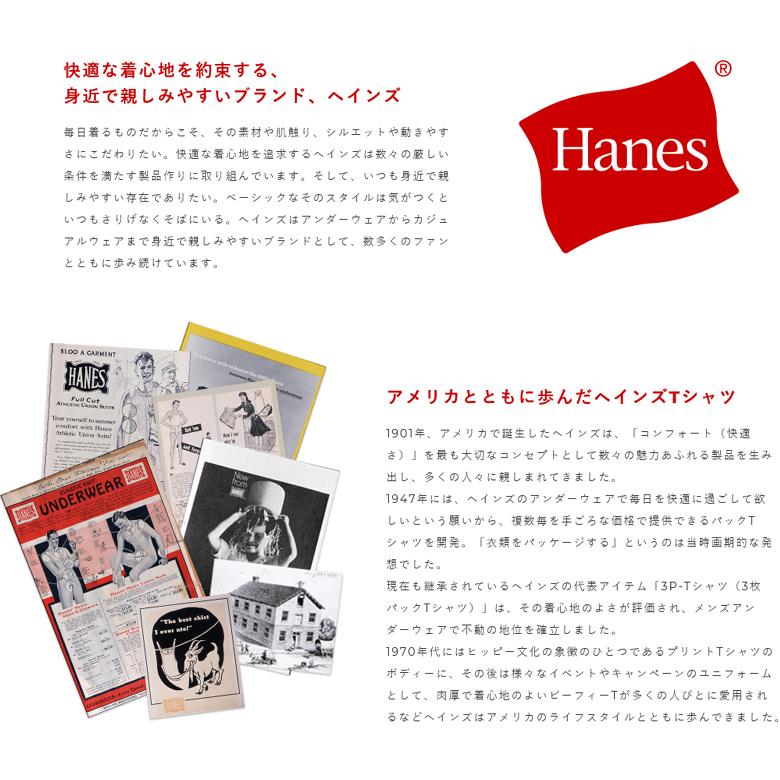 Hanes ヘインズ 3枚組 黒 グレー Vネック Tシャツ メンズ 半袖 インナー 3枚入トップス HM1EU703 HM1EU706S E3G【パケ1】【A】｜flagon｜06